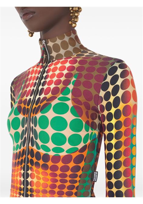 top high neck ls woman multicolor JEAN PAUL GAULTIER | 26/01-W-TO443-J042P155060